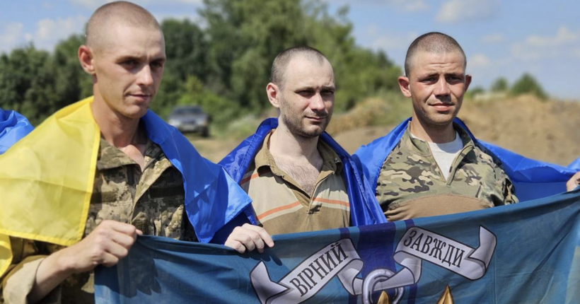 В СБУ показали ексклюзивне відео звільнення 95 захисників з полону окупантів