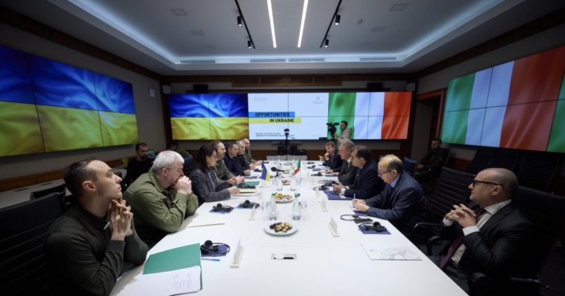 Єрмак зустрівся з італійською делегацією: обговорили посилення співпраці та ситуацію на фронті