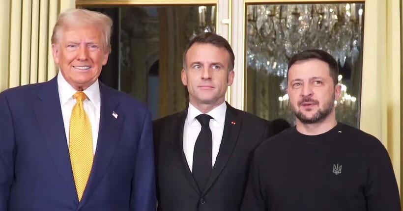 Говорили тільки про Україну: Зеленський прокоментував зустріч з Трампом та Макроном