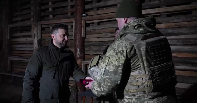 Зеленський приїхав в Запоріжжя та привітав бійців з Днем Сухопутних військ