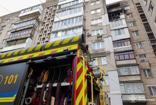 Пожежа у Вінниці: хлопчик підпалив балкон, граючись із сірниками