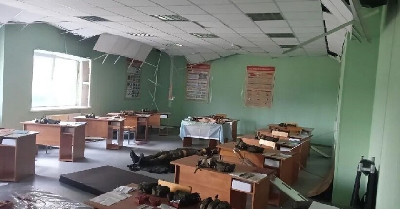 Росіяни показали наслідки удару по полігону в Муліно (фото)