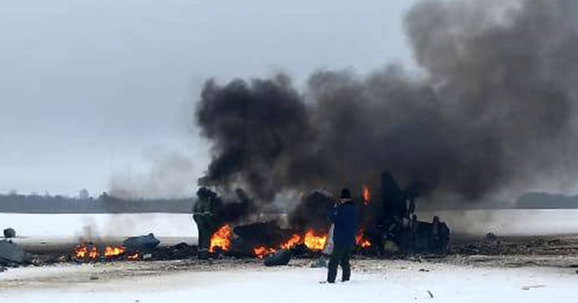 У росії розбився військовий вертоліт Мі-28, є жертви