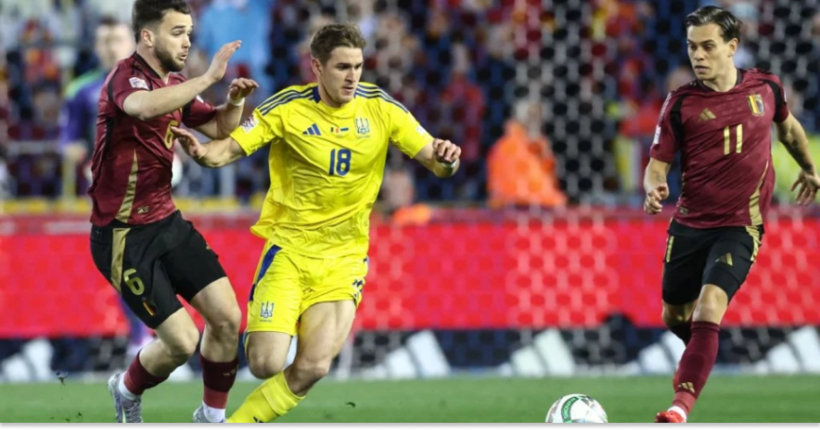 Бельгія перемагає Україну з рахунком 3:0 та зберегла місце в Дивізіоні A Ліги Націй