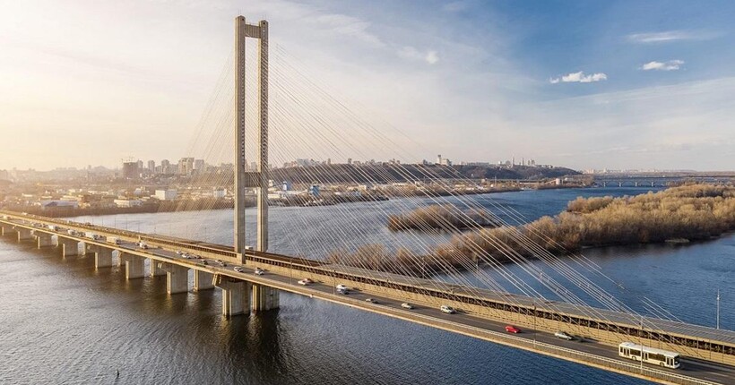 У Києві з 28 березня частково обмежать рух Південним мостом