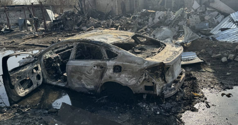 У Дніпрі ворожі дрони пошкодили цивільну інфраструктуру (фото)