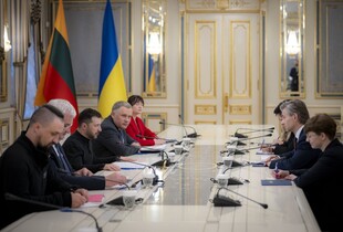 Зеленський обговорив з міністром закордонних справ Литви посилення підтримки України