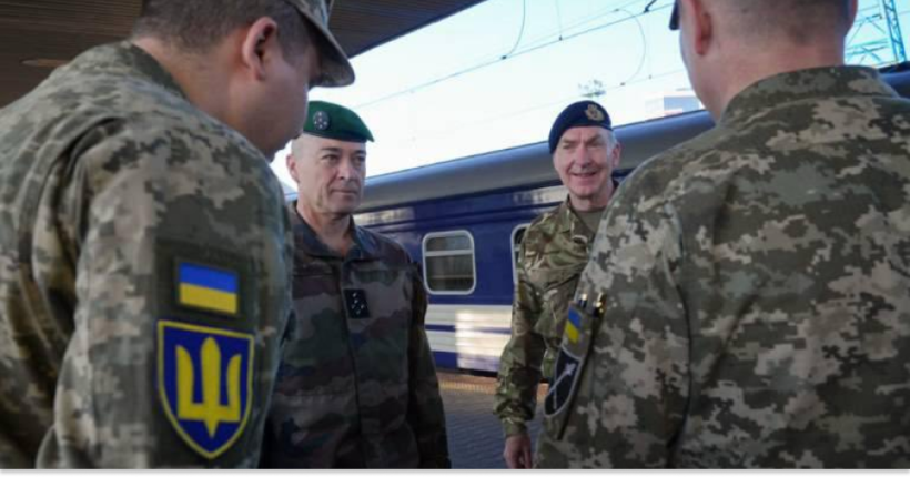 В Київ прибули начальники штабів збройних сил Франції та Британії