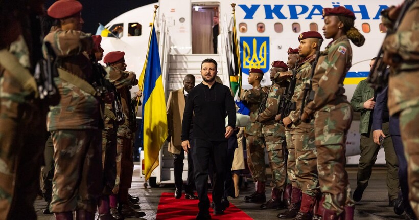 Зеленський у ПАР: президент повідомив ціль візиту