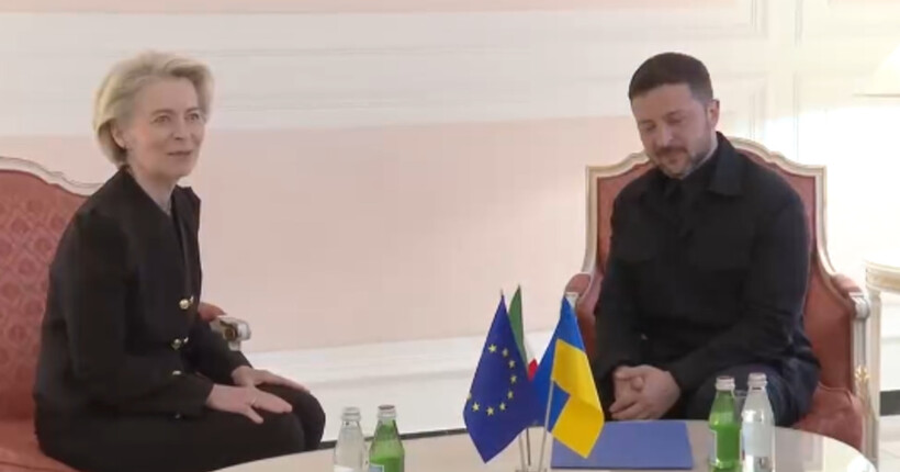 Зеленський про зустріч з фон дер Ляєн: Окрему увагу приділили підготовці 17-го пакету санкцій проти рф