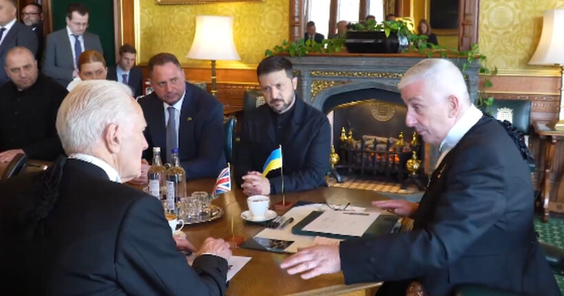 Зеленський зустрівся зі спікерами Палати громад та Палати лордів: про що поговорили