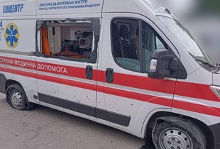 Армія рф атакувала "швидку" на Херсонщині: постраждали двоє медиків (фото)