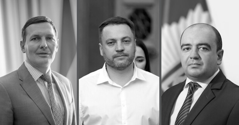 Прощання з керівництвом та співробітниками МВС: на місці багато людей, вони не стримують сліз