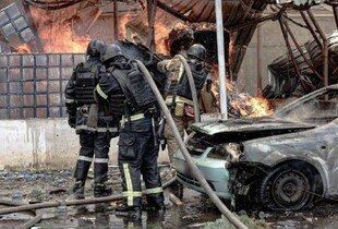 Удар по Харкову: надзвичайники ліквідували всі осередки пожеж (фото)