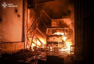 Армія рф атакувала Одесу БпЛА: спалахнула пожежа (фото)