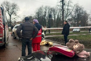 Смертельне ДТП у Прилуках: поліцейські збили матір з дитиною