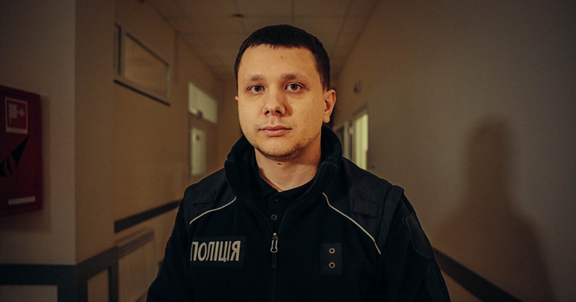 У Луцьку поліцейський прикрив собою жінку з дитиною від постріла із дробовика (відео)