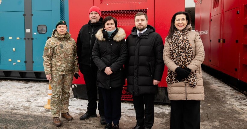 Литва передала 22 генератори для критичної інфраструктури Києва