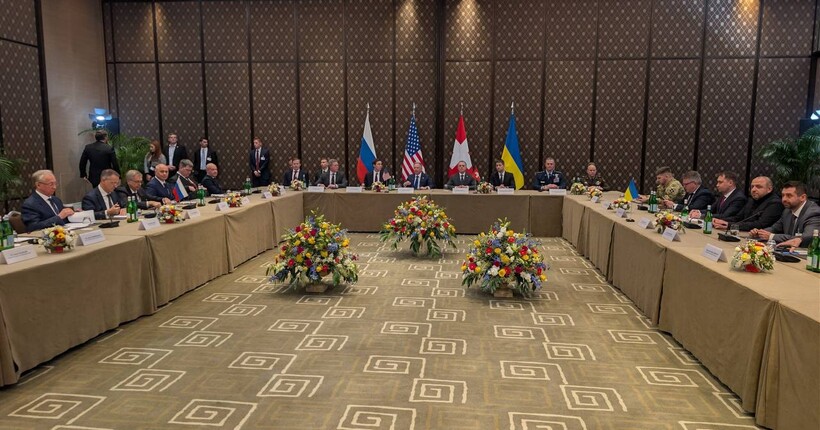 Україна, США та рф розпочали новий раунд тристоронніх переговорів у Швейцарії