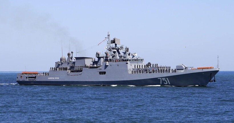 У Новоросійську пошкоджено російський фрегат 