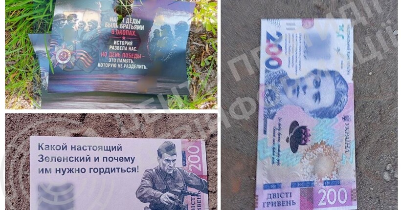 Окупанти розкидають агітки у вигляді гривень: чим небезпечні