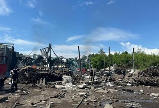 Війська рф завдали ракетного удару по Дергачах на Харківщині: є загиблі і поранені (фото)