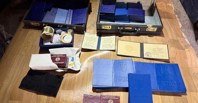 На Київщині ліквідували мережу підробки документів: 15 осіб отримали підозри