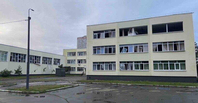 Нічний удар по Києву: пошкоджено дев'ять закладів освіти у п'яти районах столиці