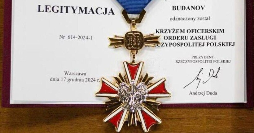 Буданов повернув польський орден і назвав рішення Навроцького подарунком для Москви