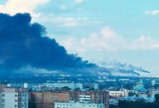 Українські далекобійні БпЛА завдали нового удару по Сизранському НПЗ (відео)
