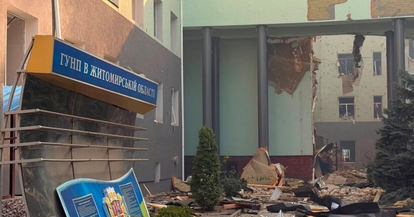 В Житомирі загинули двоє поліцейських через повітряну атаку рф по будівлі ГУНП: ще 20 осіб отримали поранення