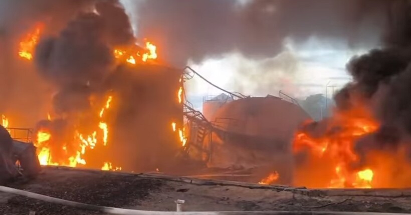 Ворог вдарив по нафтобазі KLO в Броварському районі (відео)