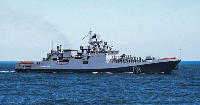 В ГУР МО підтвердили ураження російського фрегата 