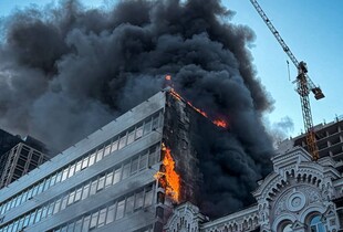 Росіяни повторно атакували центр Києва (відео)