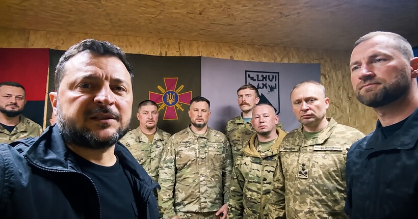 Зеленський привітав захисників і захисниць України з фронту: 