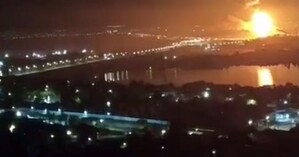 Безпілотники атакували нафтоналивний термінал у Ростові-на-Дону: виникла масштабна пожежа 