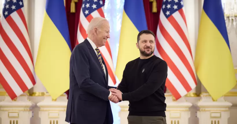 Брифінг Байдена та Зеленського у Києві: що сказали лідери двох держав