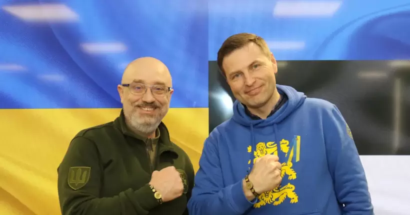 До Києва прибув міністр оборони Естонії: передано новий пакет військової допомоги
