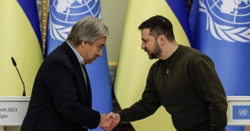 Зеленський зустрівся у Києві з генсеком ООН: обговорили зернову угоду та спецтрибунал для росії