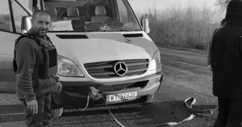 Польський волонтер, який був поранений під Бахмутом помер в лікарні
