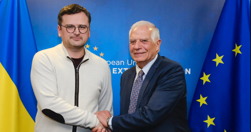 Дмитро Кулеба зустрівся з главою дипломатії ЄС Жозепом Боррелем: які теми обговорювали
