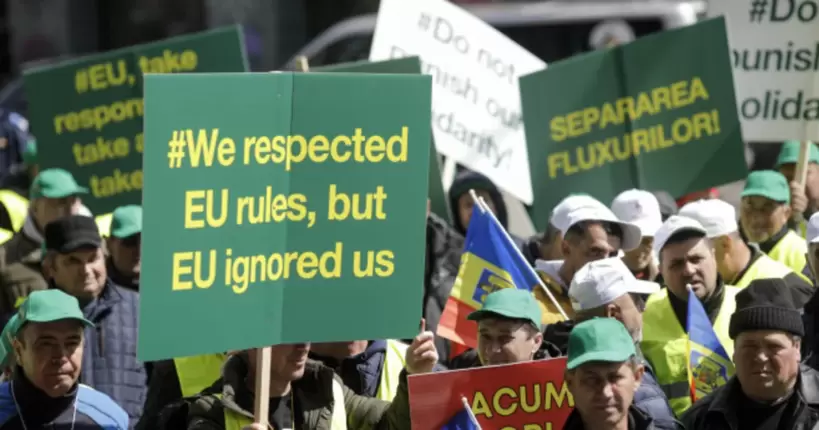 Протести в Румунії: фермери вийшли на демонстрації через українське зерно