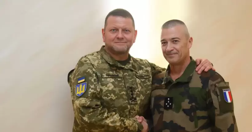 Україну вперше відвідав голова Об‘єднаного штабу ЗС Франції: що обговорював з Залужним