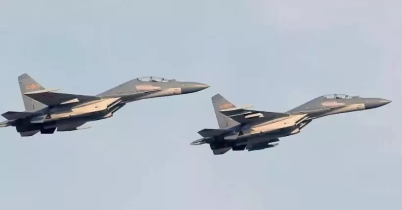 ЗС Тайваню зафіксували наближення 38 китайських бойових літаків та шести кораблів