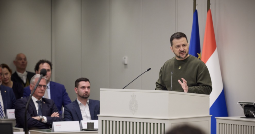 Президент Володимир Зеленський виступив у парламенті Нідерландів. Повний текст