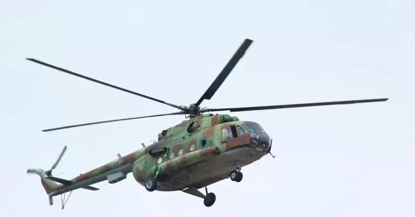 У Брянській області рф впав вертоліт. Відео