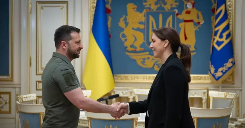 Зеленський зустрівся у Києві з представницею президента ОАЕ