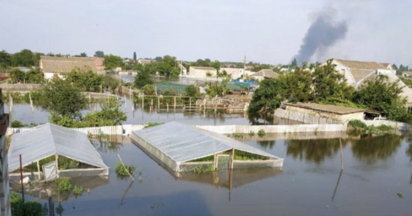 Окупанти закрили затоплені Олешки на 