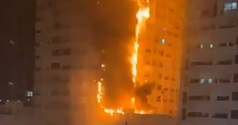 В ОАЕ горів 36-поверховий хмарочос (ВІДЕО)