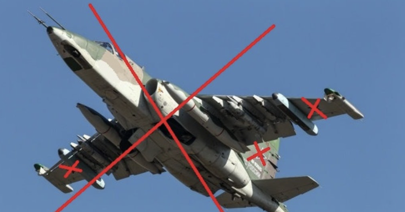 Українські військові з ПЗРК збили російський штурмовик Су-25. ВІДЕО